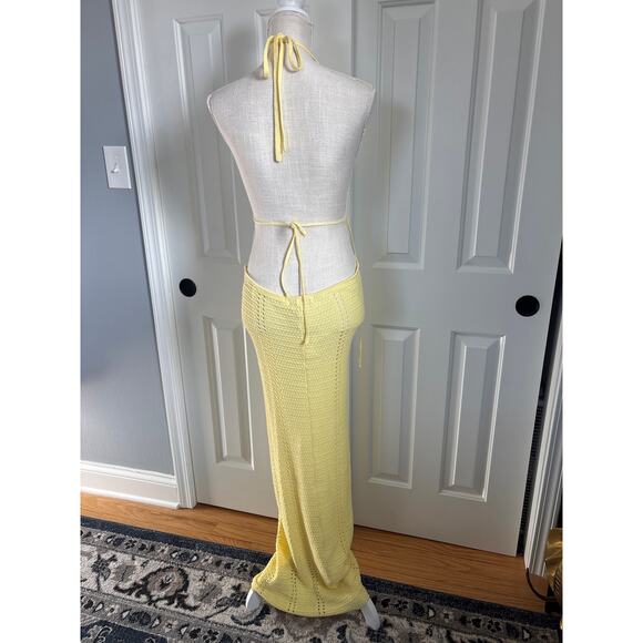 NWT Jonathan Simkhai Crocheted Maxi Dress Size 4 - Picture 9 of 10